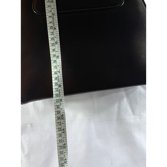 LOU TAYLOR MIAMI Women's Dark Brown Vintage 60's Faux Leather Handbag - Picture 10 of 12